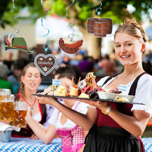 Hängedekorationen Set – FestWirbel Oktoberfest 2026 (1+1 Gratis)