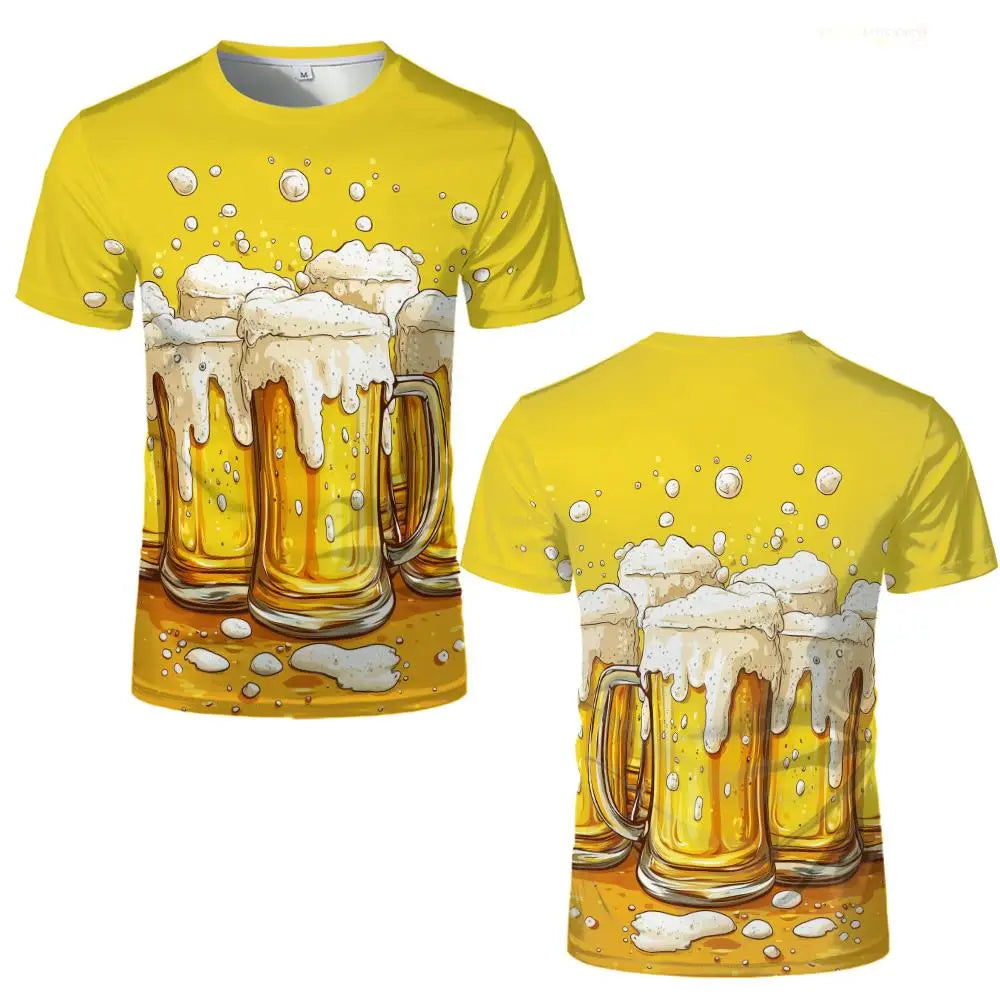T-Shirt im Bier-Design – SchaumShirt Oktoberfest 2026