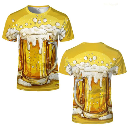 T-Shirt im Bier-Design – SchaumShirt Oktoberfest 2026