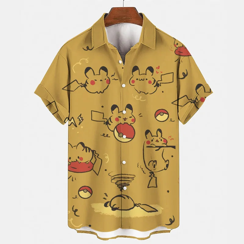 Lustiges Sommer-Set mit Gengar & Snorlax Print | 1 kaufen, 1 gratis - SchlummerSpaß