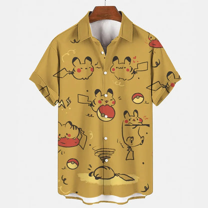 Lustiges Sommer-Set mit Gengar & Snorlax Print | 1 kaufen, 1 gratis - SchlummerSpaß