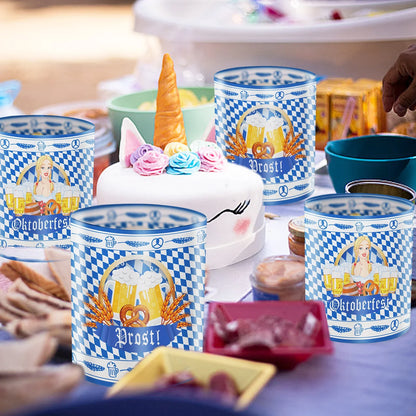 Tisch-Laternen Set im Oktoberfest-Design (12 Stück, 1+1 gratis) – LampenFreude Oktoberfest 2026