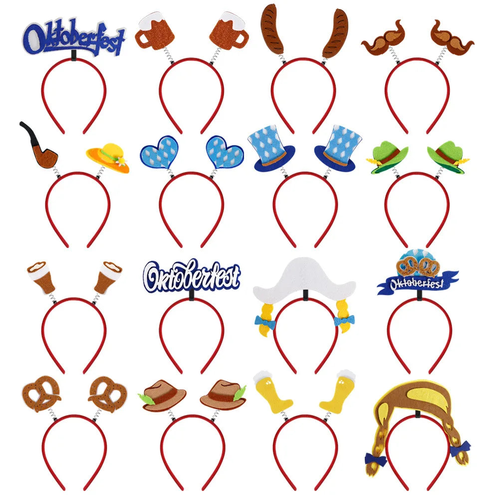 Haarreif-Set im Oktoberfest-Design (16-teilig) – KopfGaudi Oktoberfest 2026