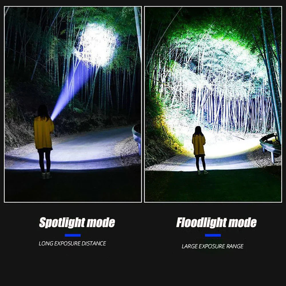 Wiederaufladbare 10000 Lumen LED-Taschenlampe – Striker