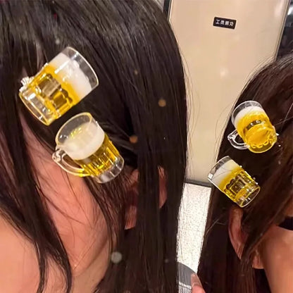 Haarspangen Set im Bierkrug-Design (6er-Set) – SchaumSpangen Oktoberfest 2026