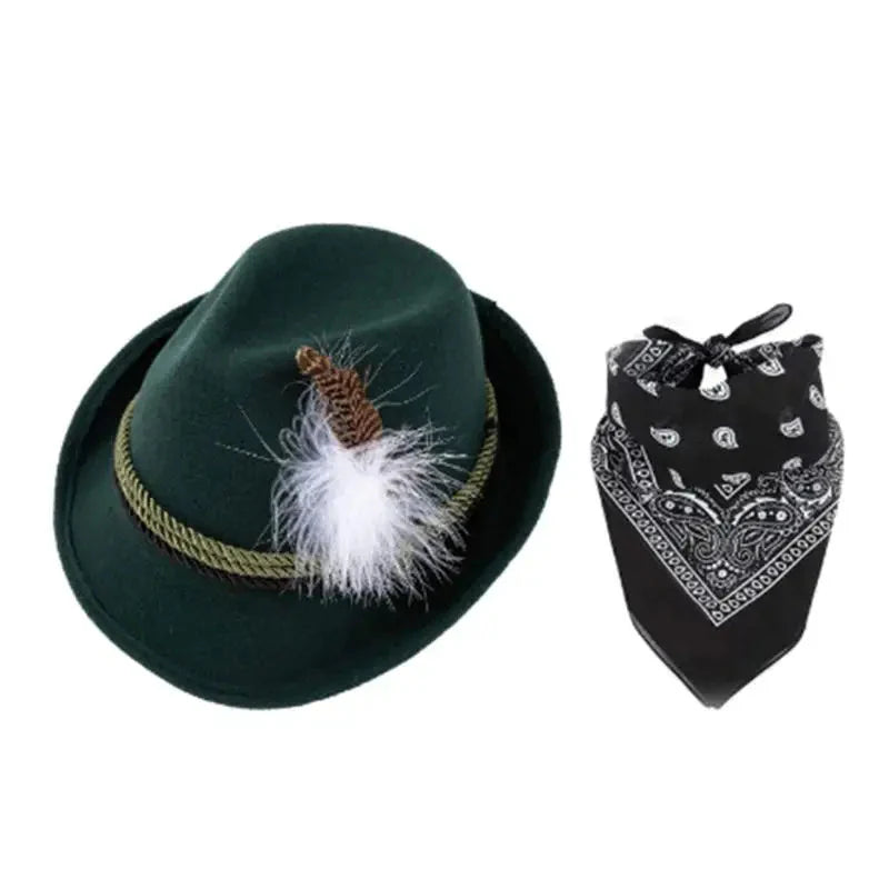 Trachten Accessoire-Set mit Hut & Schal – TrachtenHeld Oktoberfest 2026