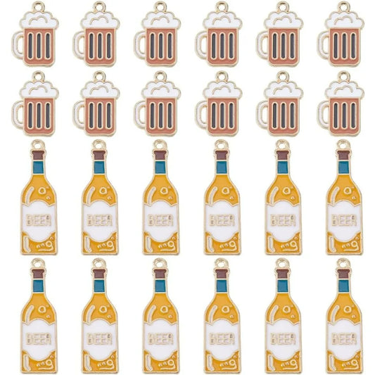 Schmuckanhänger im Bier-Design (40er-Set) – ProstCharms Oktoberfest 2026