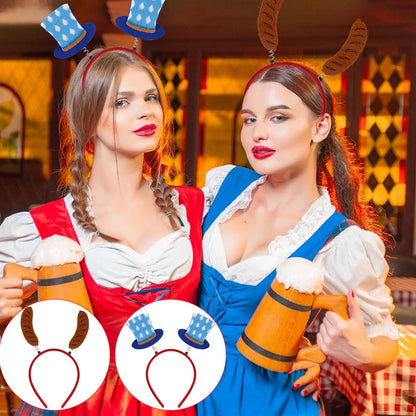 Haarreif-Set im Oktoberfest-Design (16-teilig) – KopfGaudi Oktoberfest 2026