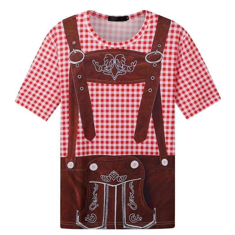 T-Shirt im Lederhosen-Look – WiesnShirt Oktoberfest 2026