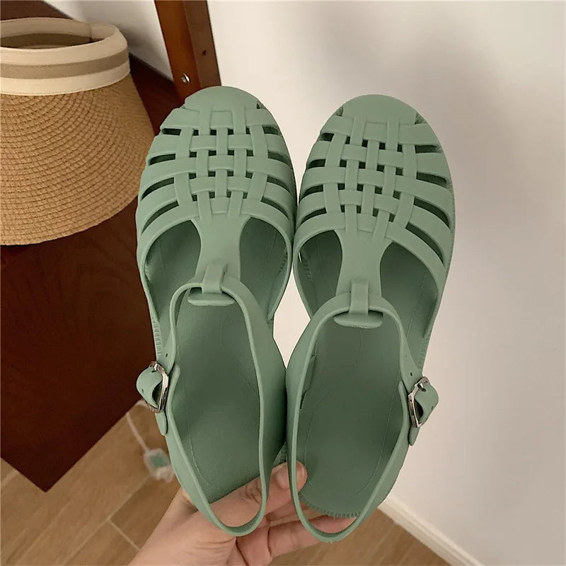 Trendige Plateau-Sandalen im Koreanischen Stil für Damen – Alina