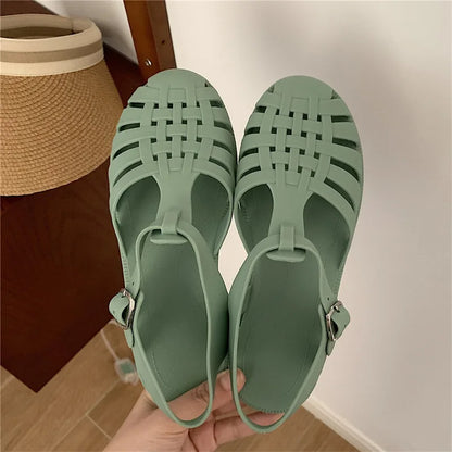 Trendige Plateau-Sandalen im Koreanischen Stil für Damen – Alina