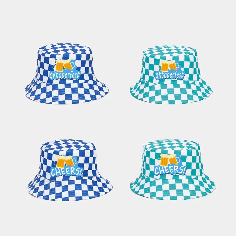 Fischerhut mit Rautenmuster – WiesnKaro Oktoberfest 2026