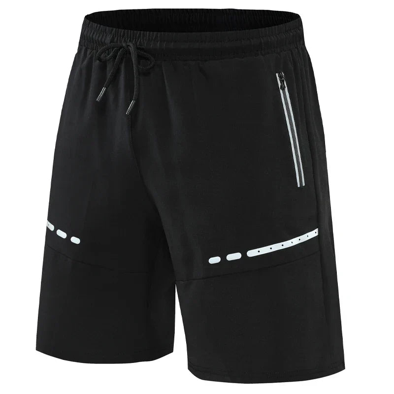 Sportliche & Stylische Slim-Fit Trainingsshorts mit Reißverschlusstaschen – Kian