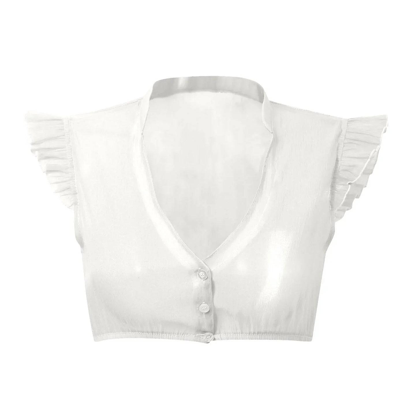Dirndl Bluse mit Volantärmeln – Leni Oktoberfest 2026