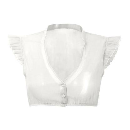 Dirndl Bluse mit Volantärmeln – Leni Oktoberfest 2026