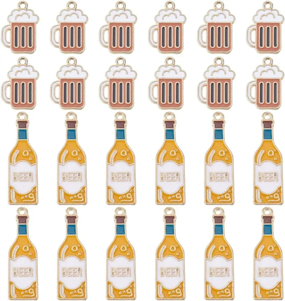 Schmuckanhänger im Bier-Design (40er-Set) – ProstCharms Oktoberfest 2026