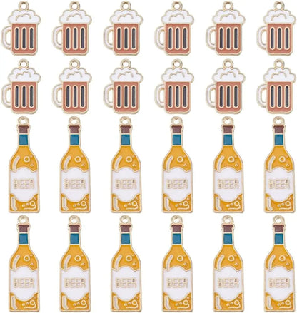 Schmuckanhänger im Bier-Design (40er-Set) – ProstCharms Oktoberfest 2026