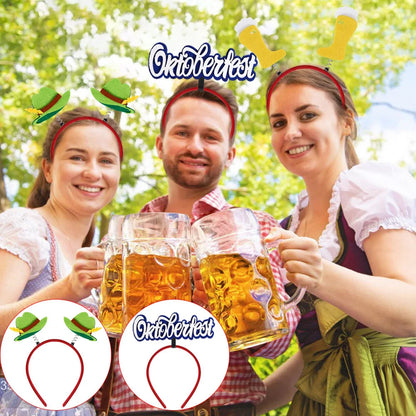 Haarreif-Set im Oktoberfest-Design (16-teilig) – KopfGaudi Oktoberfest 2026