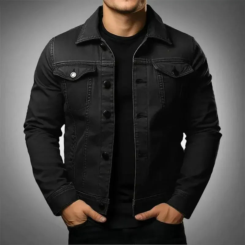 Robuste & Zeitlose Herren Jeansjacke aus 100 % Baumwolle – Noah Herbstedition