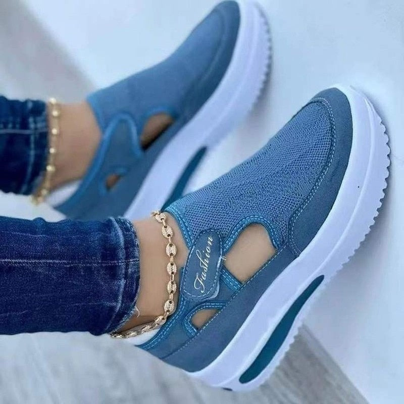 Damen Atmungsaktive Mesh-Sneaker – Liana Herbstedition