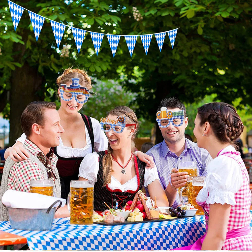 Partybrillen Set im Oktoberfest-Design (12-teilig) - 1+1 Gratis – SpaßBrillen Oktoberfest 2026