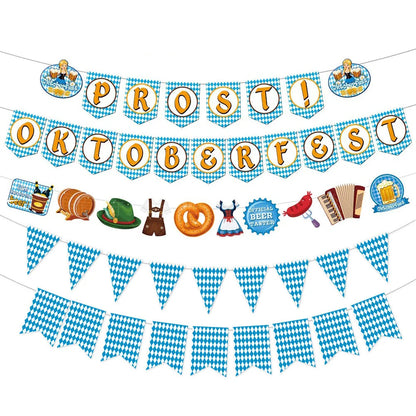 Papier-Wimpelgirlande im Oktoberfest-Design – WimpelFreude Oktoberfest 2026