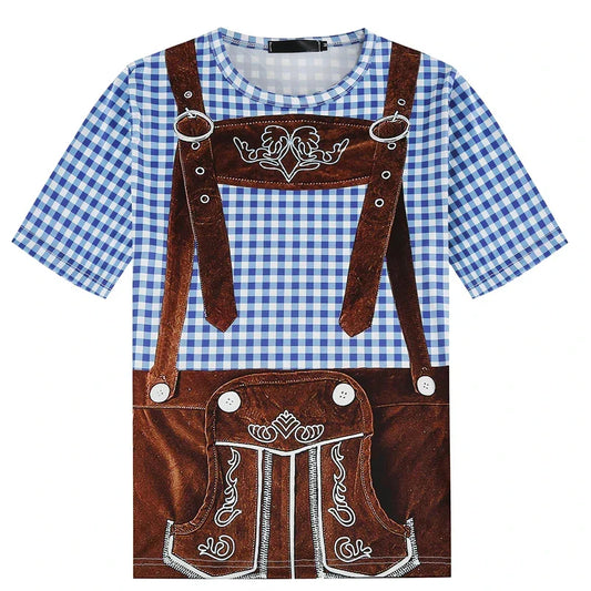 T-Shirt im Lederhosen-Look – WiesnShirt Oktoberfest 2026