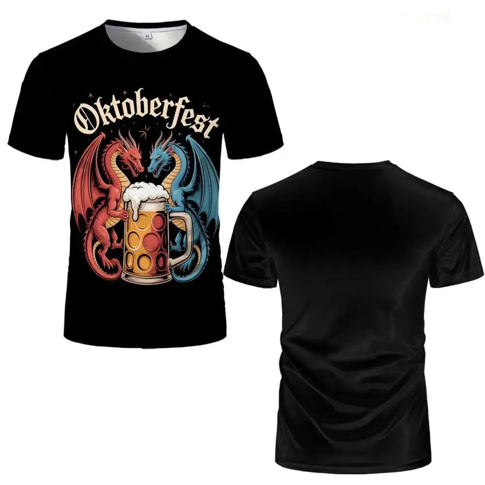 T-Shirt mit Drachen-Motiv – DrachenProst Oktoberfest 2026
