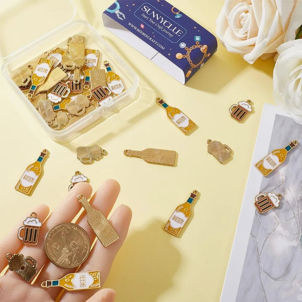 Schmuckanhänger im Bier-Design (40er-Set) – ProstCharms Oktoberfest 2026