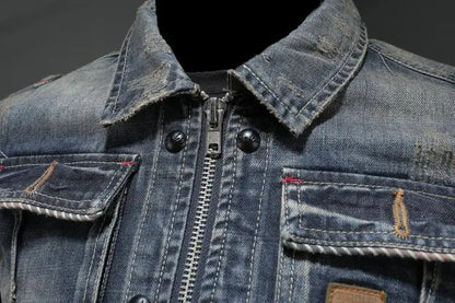 Retro-Jeansjacke im Vintage-Stil – Herbstzauber Jasper