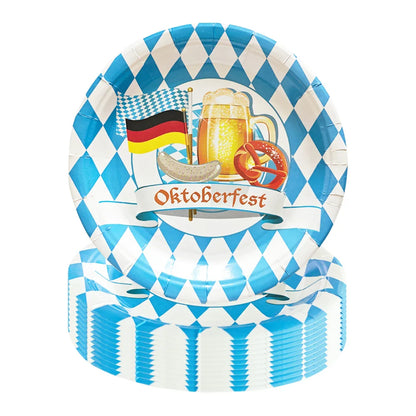 Einweg-Partygeschirr Set im Oktoberfest-Design – ProstPaket Oktoberfest 2026