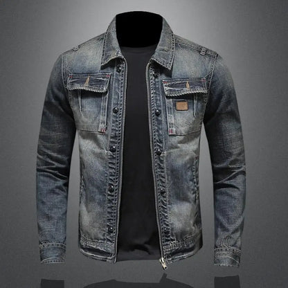 Retro-Jeansjacke im Vintage-Stil – Herbstzauber Jasper