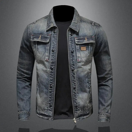 Retro-Jeansjacke im Vintage-Stil – Herbstzauber Jasper