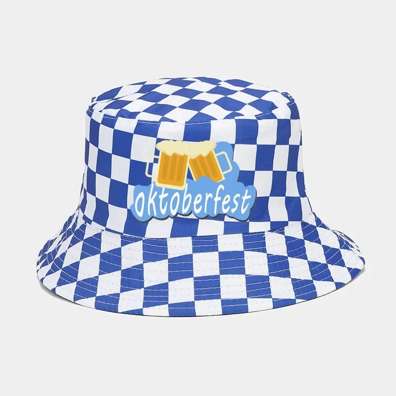 Fischerhut mit Rautenmuster – WiesnKaro Oktoberfest 2026