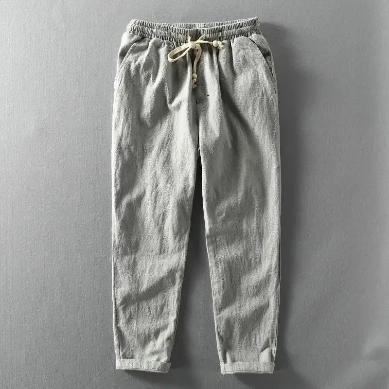 Ultraleichte Atmungsaktive Herren-Leinenhose – Fabio
