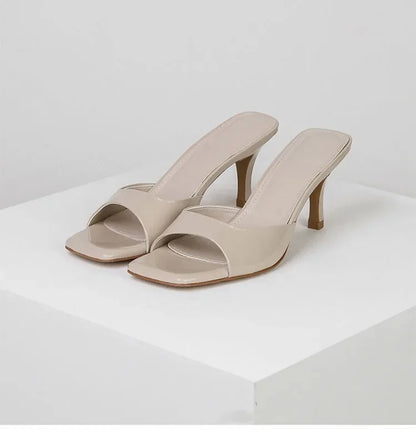 Offene Absatz-Mules Damen – Mirella