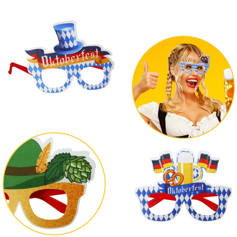 Partybrillen Set im Oktoberfest-Design (12-teilig) - 1+1 Gratis – SpaßBrillen Oktoberfest 2026