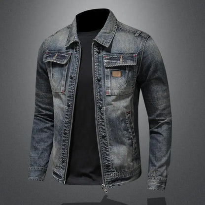 Retro-Jeansjacke im Vintage-Stil – Herbstzauber Jasper