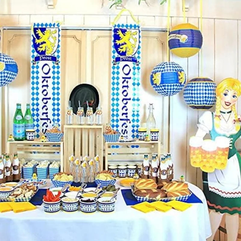 Papier-Lampionen Set im Oktoberfest-Design (3-teilig) – LichtFreude Oktoberfest 2026