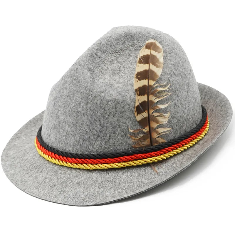 Alpenhut mit Feder – Bergfreund Oktoberfest 2026