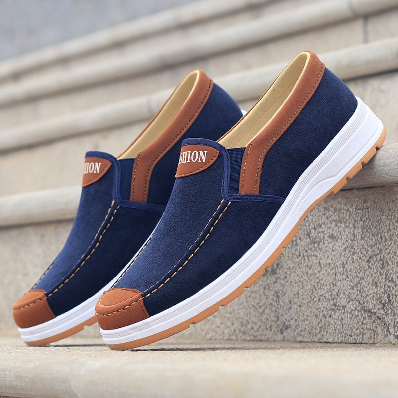 Herren Slip-On Canvas-Schuhe – Matteo Herbstedition
