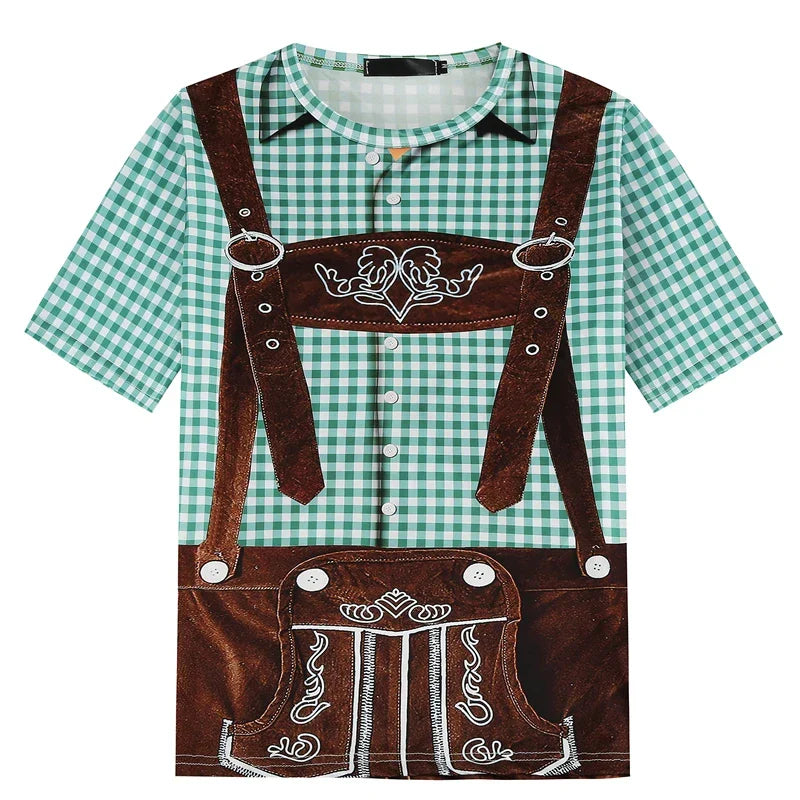 T-Shirt im Lederhosen-Look – WiesnShirt Oktoberfest 2026