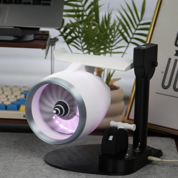 Turbojet-Lüfter-Stil Nebelbefeuchter mit RGB-Beleuchtung – AeroMist