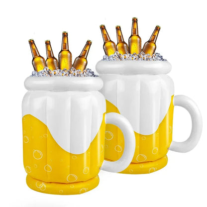 Aufblasbare Bierkühler 1/2 Stück – BierKrug Kühlspaß Oktoberfest 2026