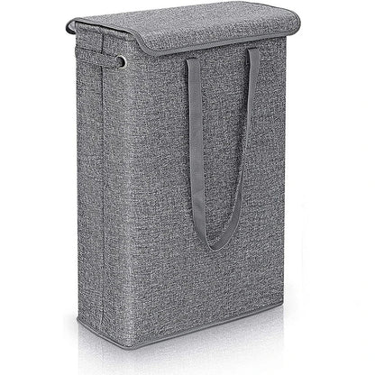 45L Slim Wäschekorb mit Deckel – Neris