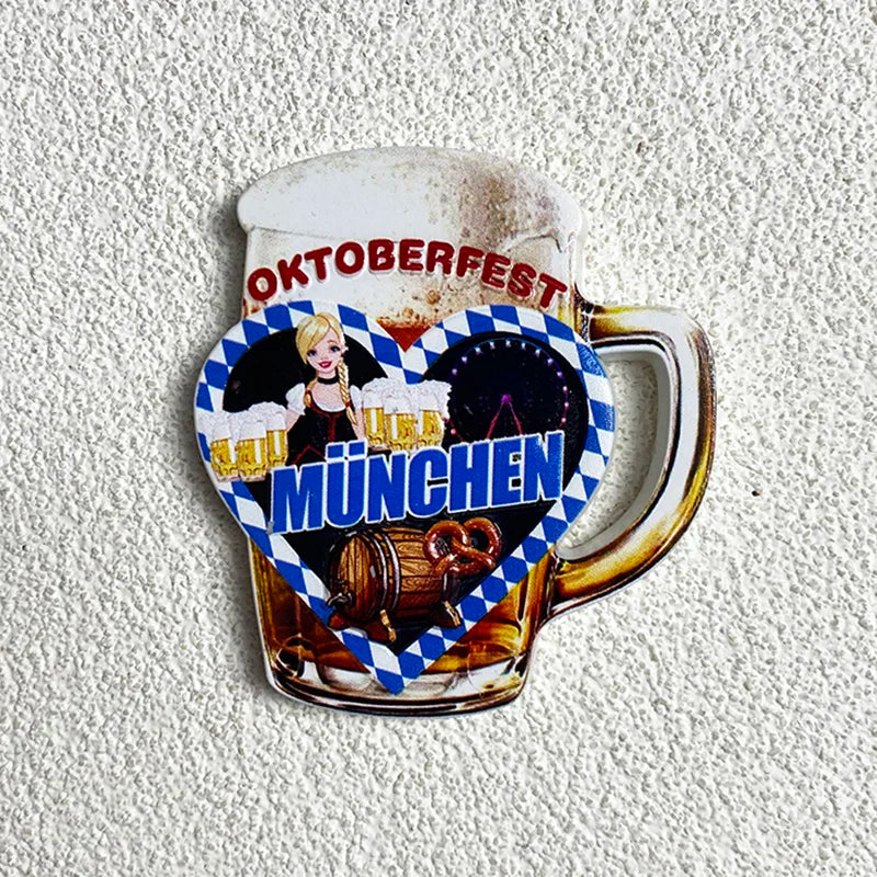 Kühlschrankmagnet „München 3D“ – BayernMagnet (1+1 Gratis) Oktoberfest 2026