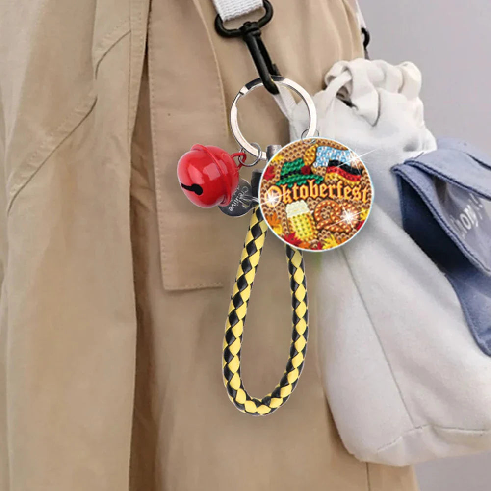 DIY Diamond Painting Schlüsselanhänger – GlitzerHerz Oktoberfest 2026