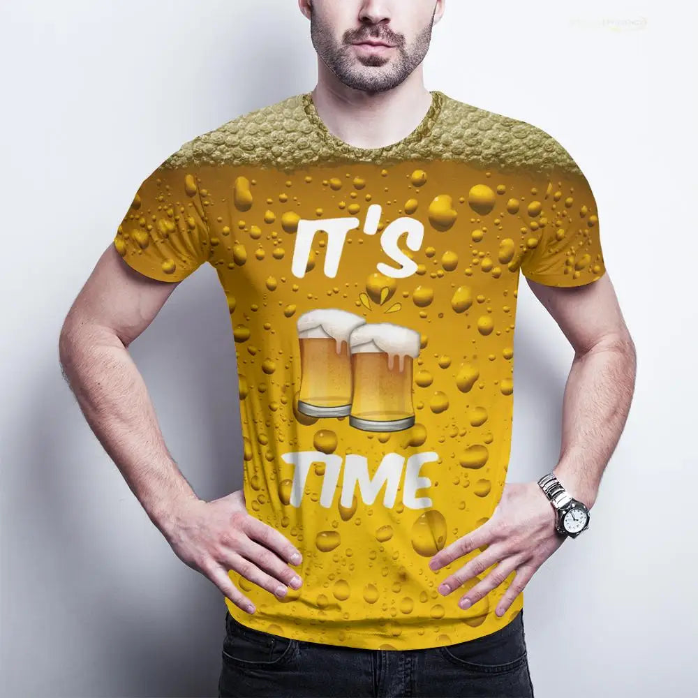 T-Shirt im Bier-Design – SchaumShirt Oktoberfest 2026