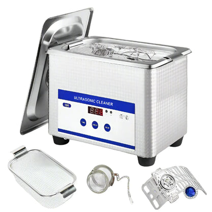 Ultraschall-Brillenreiniger 40kHz Edelstahl Schmuckreinigungsmaschine – ClearWave