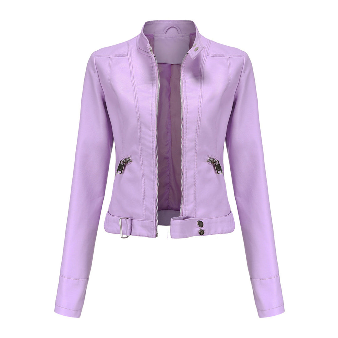 Stilvolle Damen Lederjacke in klassischem Design – Marlene Herbstedition